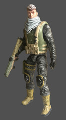 Eagle Force Custom Mercenary Black Thorn w/customized weapons and accessories