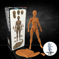 Vitruvian H.A.C.K.S. Character Blanks Light Fawn Female 1:18 Scale Action Figure