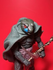 Gecko Head Sculpt Painted For Savage Crucible