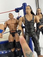 WWE Wrestlemania Mix Lot Of 8 Action Figures PLUS WWE Arena John Cena Undertaker