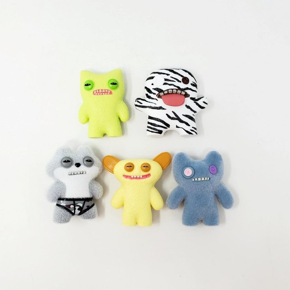 Fuggler Funny Ugly Monster PMI Spin Master – Lot of 5 NEW Open Figures (Bin33)