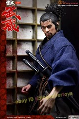 WOLFKING Miyamoto Musashi 1/6 Action Figure With base Collection 12in. IN STOCK