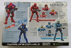 Halo 3 McFarlane Spartan Teal Armor Pack Mark VI CQB EOD Security PACKAGE ERROR