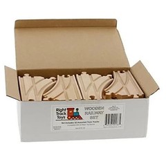 Wooden Train Track Lot 52 Piece Set Play for Thomas Train Railway System 18 Feet