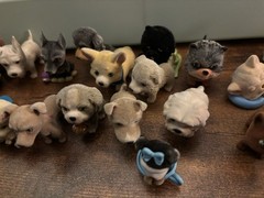 Kitty Puppy Zoo In My Pocket Assorted 34 Flocked Figures Used