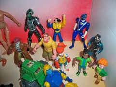 Vintage 1980’s and Up Figure Lot. MOTU Bravestarr Pirates Mego Super Powers Look