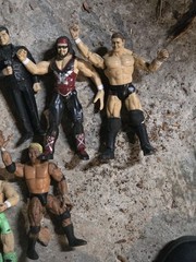 Lot Of 8 WWE WWF Wrestling Action Figure Various Years