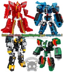 Tobot V Galaxy Detectives Transform Robot Figure Tank Beast Trail Car Truck Toys