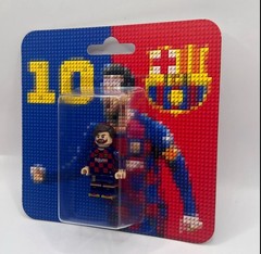 Lot 4x LIONEL MESSI HANDMADE BRICK FIGURE WALL ART COLLECTIBLE WORLD CUP MIAMI