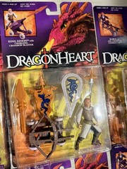 1995 Dragonheart Kenner Lot (8) Action Figures Bowen Hewe Kara King Einon