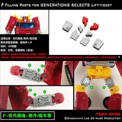 New Shockwave Lab Filler Upgrade Kit For Siege Earthrise Kingdom Legacy 3D DIY
