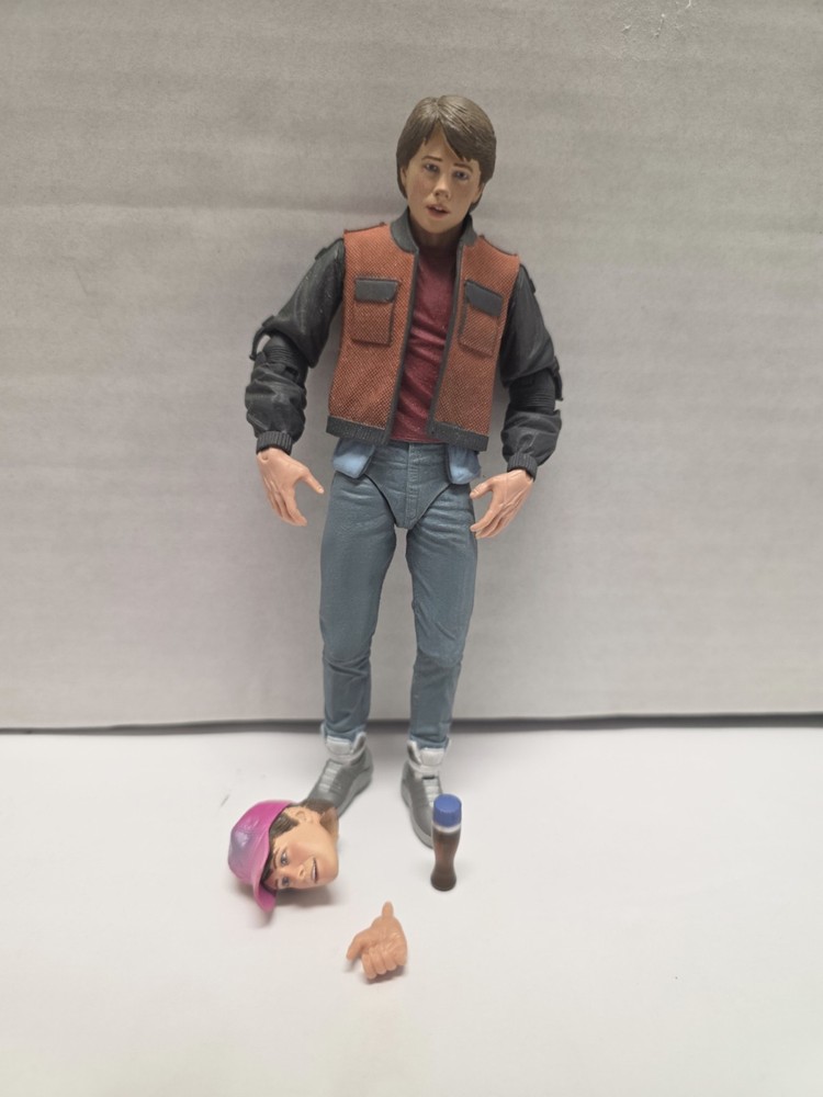 NECA Back to the Future Part II Marty McFly Action Figure w/some Accessories