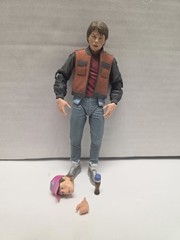 NECA Back to the Future Part II Marty McFly Action Figure w/some Accessories
