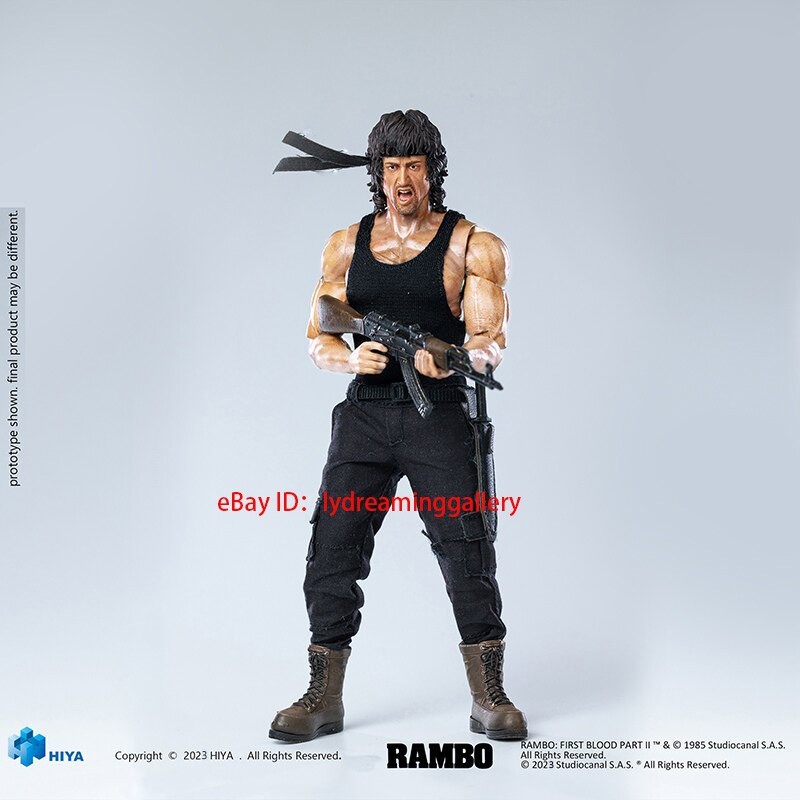 HIYA ESR0099 First Blood John Rambo 1/12 Scale Limited Collectible Action Figure