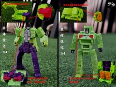 For SS86 Devastator Combination Team Members Weapon Upgrade Kit PLA 3D Print