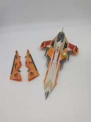 Star War Plo Koon’s Jedi Star Fighter Orange Space Ship Hasbro 2001