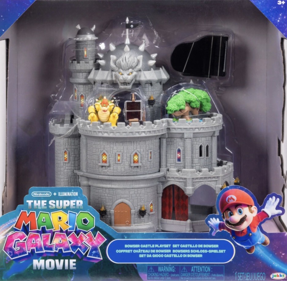 The Super Mario Galaxy Movie – Deluxe Bowser Castle Playset with 1.5 inch Bowser