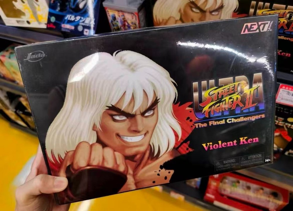 Jada Toys VIOLENT KEN Ultra Street Fighter 2 Action Figure New In Hand