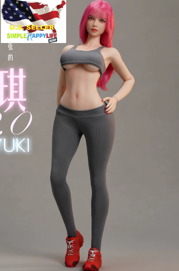 1/6 Female Yoga vest top & pants for 12″ figure Hot toys phicen worldbox ❶USA❶