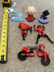 Disney Pixar The Incredibles Figure Lot Dash Violet Frozone Mr Incredible
