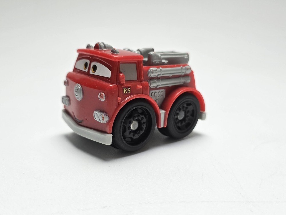 Disney Pixar Cars FISHER PRICE Little People Wheelies Red Fire Truck MATTEL