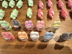 Mini Series Flocking Figures 4cm Cute Gift DIY Decor Toys Kawaii Big Into Energy