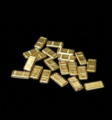20 GOLD BARS 1:12 scale accessory figure diorama prop dollhouse gi joe STAR WARS
