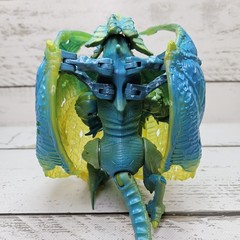 Mega Bloks Plasma Dragons Fangrene Acid Dragon 2007 6″ Adjustable Figure