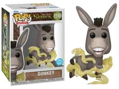 DREAMWORKS SHREK – DONKEY GLITTER 3.75″ POP VINYL FIGURE FUNKO POP MOVIES
