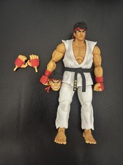 Jada Toys Ultra Street Fighter II The Final Challengers Ryu Ken Figures Loose