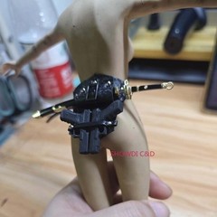 1/6 Soldier Two guns and a knife accessory pack For 12″ Action Figure Body