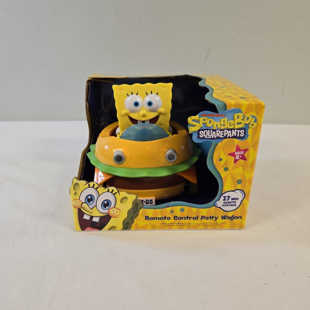 SpongeBob SquarePants Patty Wagon 5.5″ Remote Control Collectible Vehicle NEW