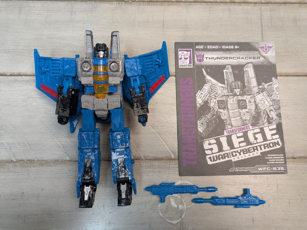 Transformers War For Cybertron Siege Thundercracker Voyager Class WFC-S39