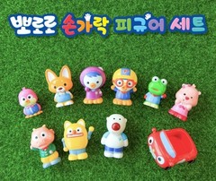 Pororo Friends Finger Puppets Figure Set Kids Role Play Toy Wonderkid NEW