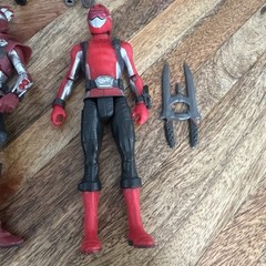 Power Rangers Super Ninja Steel 5-inches tall Action Figure Blue and Red Lot 11
