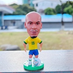 Brazil Football 6.5cm Height Resin Activity Soccer Dolls Figure Toys