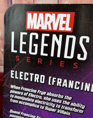 MARVEL LEGENDS ELECTRO FRANCINE FRYE 2025 RETRO WAVE 1 SPIDEY 6” FIGURE IN STOCK