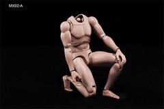 MX02 Male Body 1:6 Flexible Standard Muscle Action Figure 12” Doll