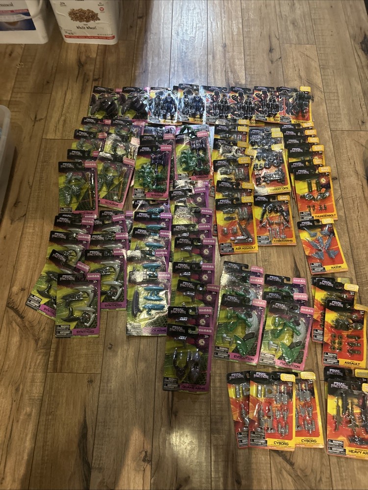 Huge Lot of 75 Final Faction Kharn/Alpha Team 1 Figures & Accessories New In Box