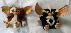Rare Gremlins 2 Plush Mogwai Pair – Gizmo + Mohawk JUN Planning 1999 + 2000 4”
