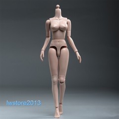 US HENG TOYS 1/6 Suntan Skin Large Bust Girl 12″ Female Action Figure Body Hands