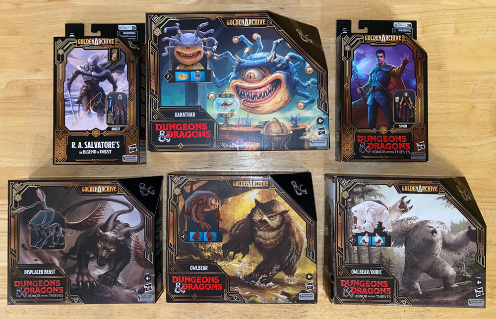 Dungeons & Dragons Golden Archive – Choose Your Figure – In Stock & NEW in box