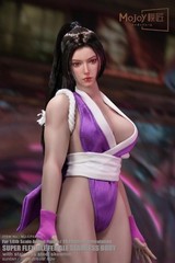 Mojoy Shiranui Mai Fighting Style Female Seamless Body 1/6 Action Figure Purple