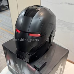 Iron Man MK5 Voice-control Mask – Autoking 2025 Black Electronic Wearable Helmet