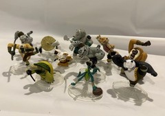 2008 Dreamworks Kung Fu Panda Collectible 2” Mini Figures Lot of 10