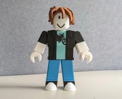 R0BL0X Bacon Hair 6 in Figurine Toy For Kids Teens & Adults 3D Printed Videogame