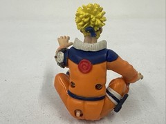 Naruto Uzumaki Action Figure 4″ Masashi Kishimoto Crouch Bounce Toy 2002 READ