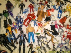 COLLECTION OF OVER 100 ACTION UNKNOWN CHARACTERS FIGURES OTHERS MORE