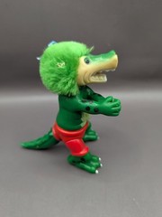 Vintage 1985 Funny Foots Alligator Crocodile Grabber Hugger Figure Toy Dinosaur