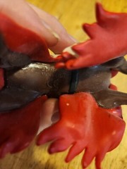 Papo Knight Horse Red And White Vtg 2004 Toy Figure